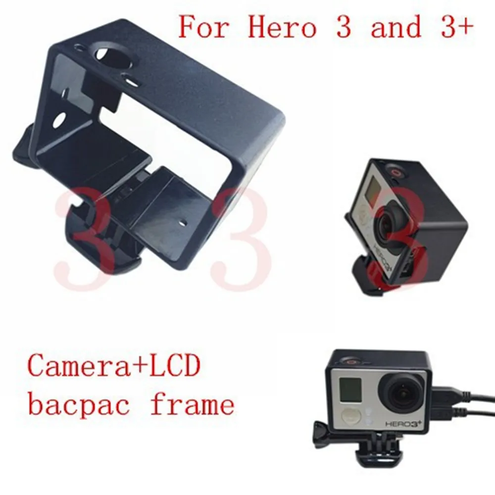

Чехол с рамкой BacPac расширенного выпуска для Gopro Hero 3 Hero 3 + (камера + ЖК/аккумулятор BacPac) Аксессуары для крепления