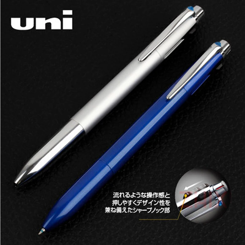 Шариковая ручка Mitsubishi Uni SXE3-3000, металлический корпус, 0,7 мм, 3 цвета