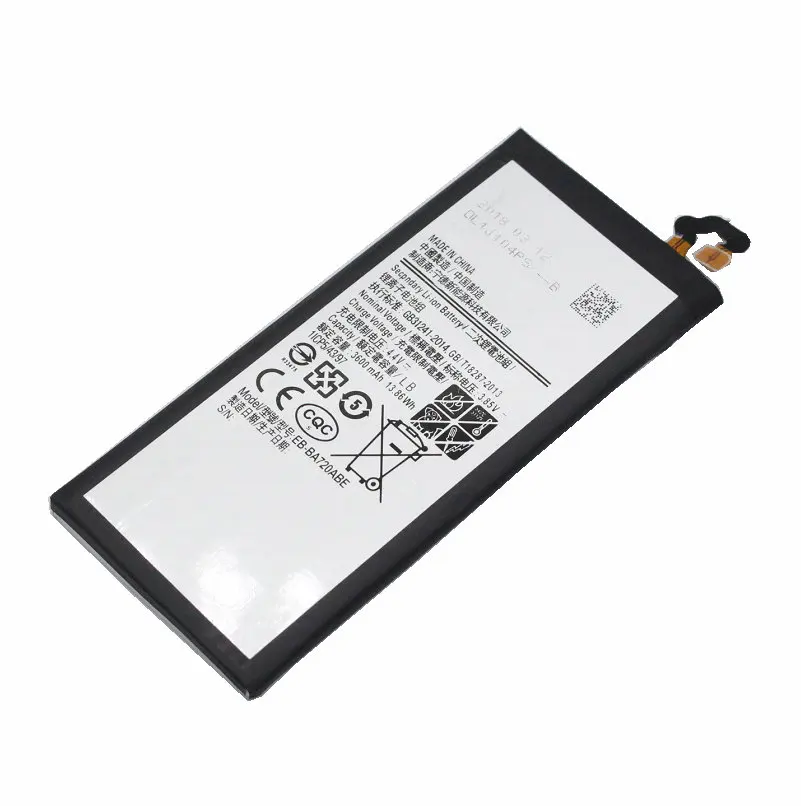 Ciszean 1x3600 mAh 3.85VDC EB-BA720ABE запасная батарея для Samsung Galaxy A7 2017 (A720) A720 SM-A720F батареи |