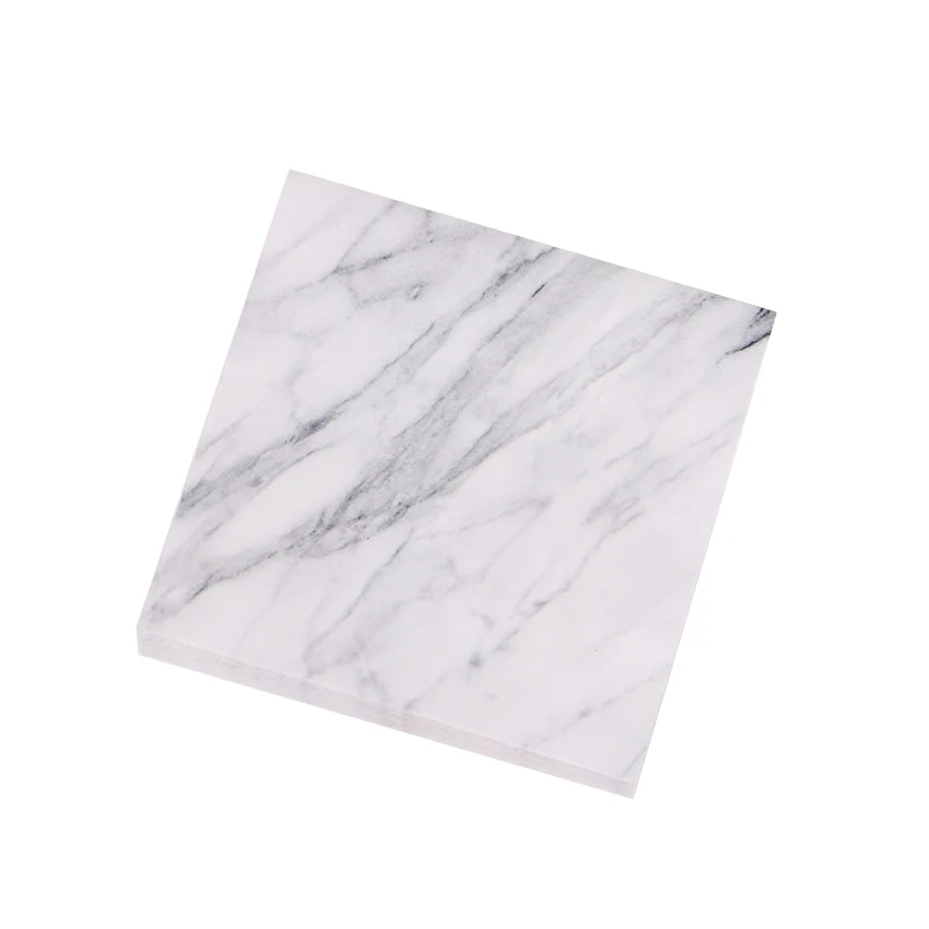 Marble 1 шт. креативные мраморные цветные самоклеющиеся блокноты для заметок в каменном стиле, Стикеры для заметок, школьные офисные канцелярские принадлежности - Цвет: Marble