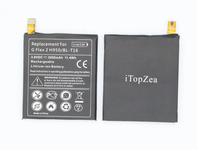 ITopZea 3000mAh / 11.4Wh BL T16 запасная батарея для LG G flex 2 Vu 4 Vu4 H950 H955 H959 US995 LS996 H955A и т. Д.| |