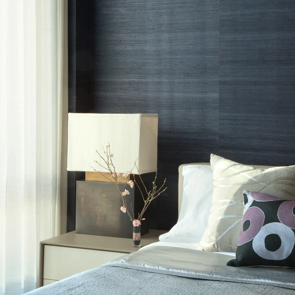 

Настоящая трава темно-синяя трава, настенная бумага, текстурированная натуральная ткань, настенная бумага, джутовые обои для украшения спальни