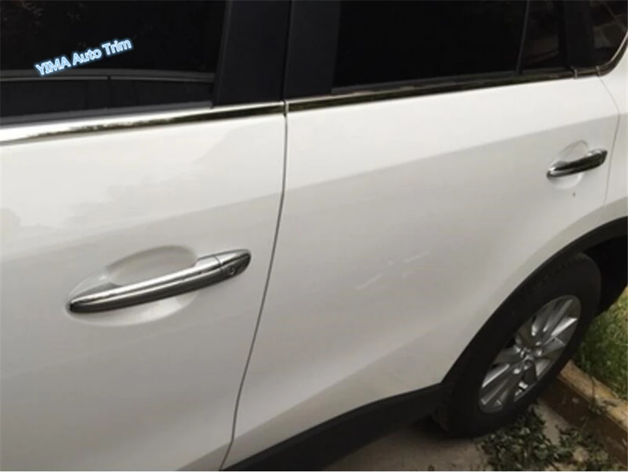 Lapetus Авто Стайлинг внешняя дверная ручка Крышка отделка 8 шт подходит для Mazda CX 5 CX5