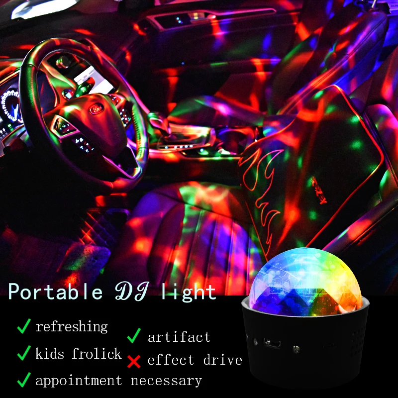 ZD Автомобильная светодиодная атмосферная лампа RGB DJ Light для Seat Leon Ford Focus 2 3 Fiesta Kuga