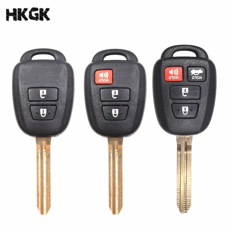 2/3/4 кнопка для Toyota Corolla Camry Reiz Новинка Vios RAV4 ключ Короны Замена дистанционного