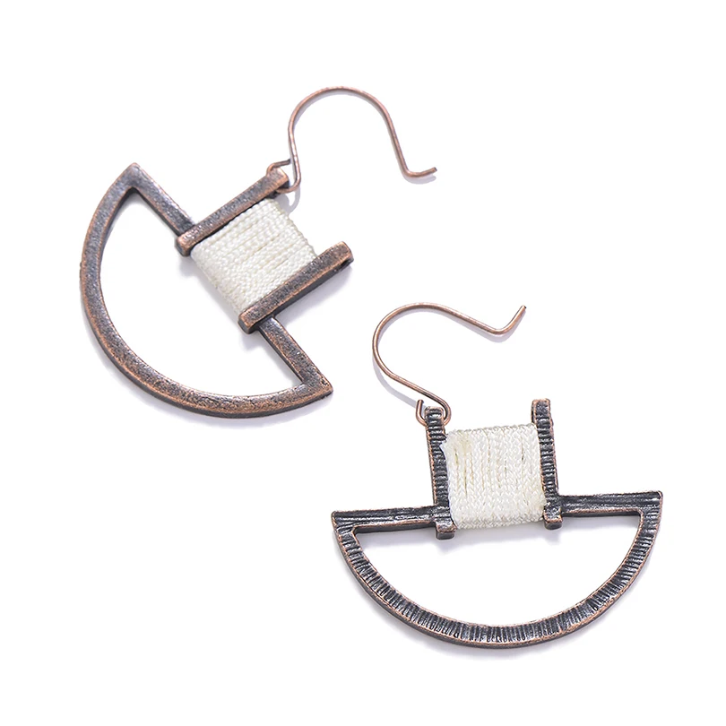 В винтажном стиле Из медного сплава цыганские Серьги для женщин в ретро