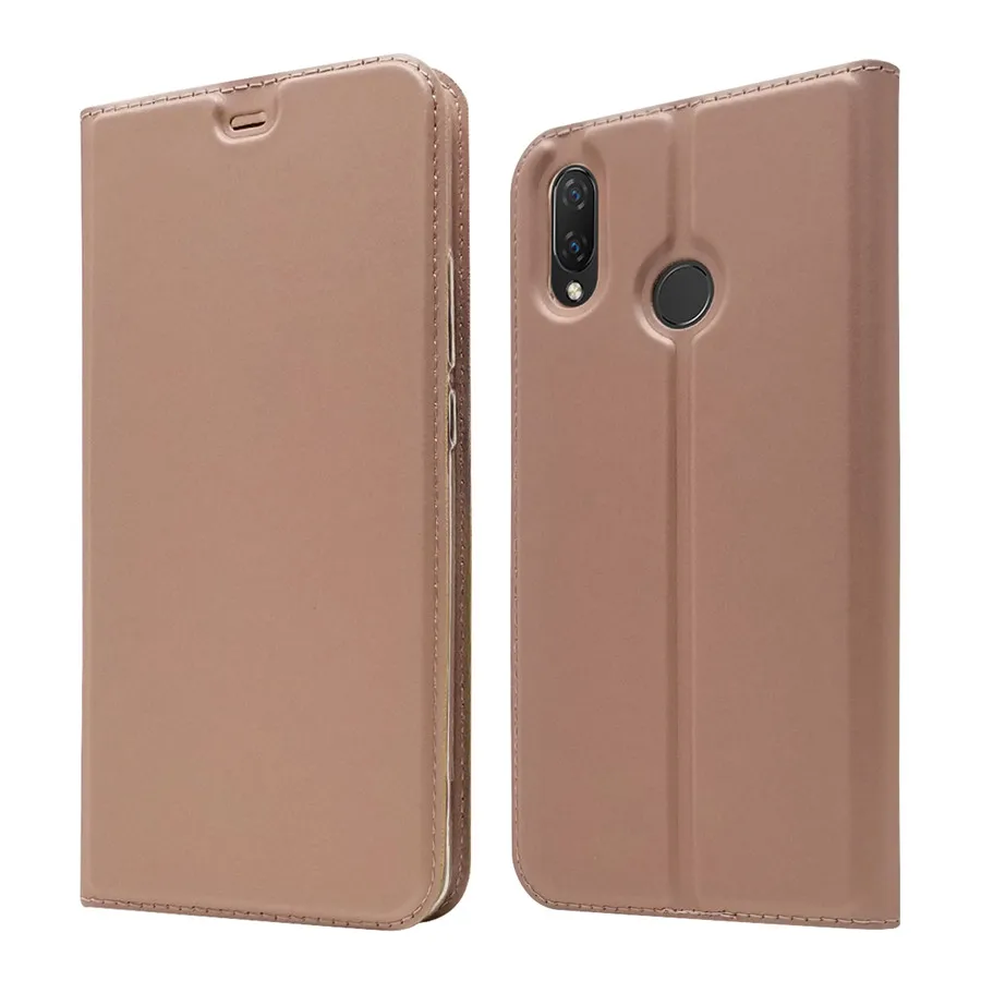 Pink Для huawei Nova 3i Nova 3 Чехлы Fundas huawei Nova3i Nova3 чехол роскошный кожаный Магнитный Флип-Стенд противоударный чехол для телефона s - Цвет: Pink