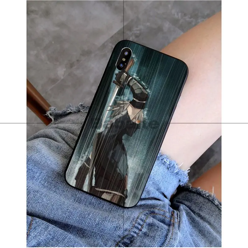 A3 Babaiite Наруто Какаши мягкий силиконовый черный чехол для телефона для iPhone 6S 6plus 7plus 8 8Plus X Xs MAX 5 5S XR - Цвет: A3