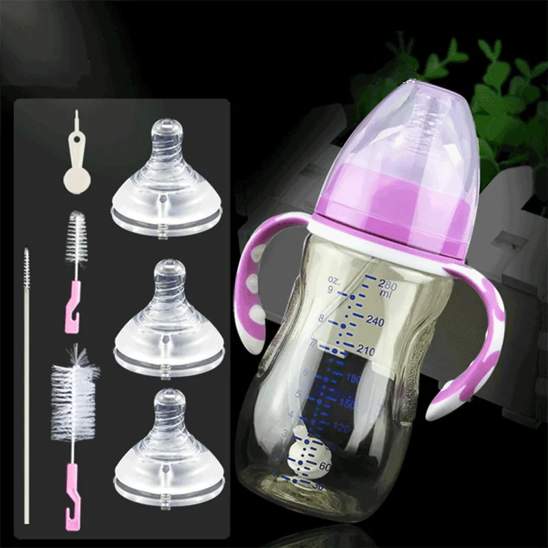 180/280 мл бутылочки для кормления детей детская бутылка воды бутылочка с мягким