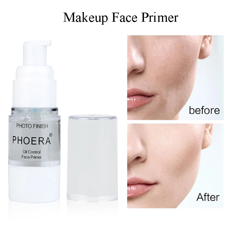 PHOERA 18ml Long-lasting Transparent Cream Pore Perfect Primer Oil Control Moisturizing Isolated Lotion Makeup Foundation TSLM2 | Красота и