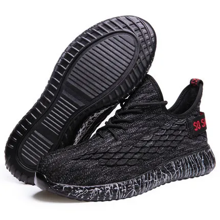 2019 Summer Steel Toe Cap Men Safety Shoes Classic Fashion Gym Protection Boots Non-slip Breathable Men's Work | Обувь