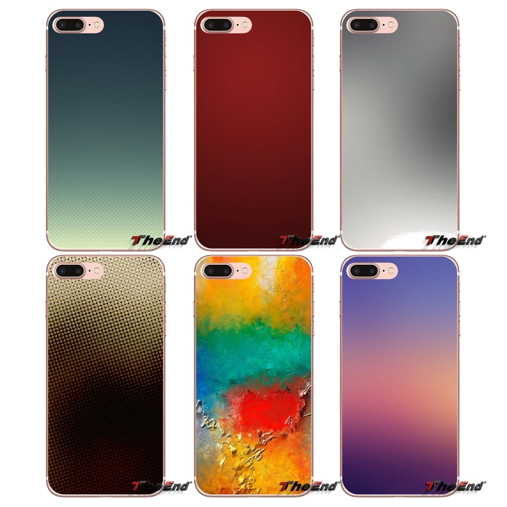 Transparent TPU Case Textures Spot Rainbow For Samsung Galaxy S2 S3 S4 S5 MINI S6 S7 edge S8 S9 Plus Note 2 3 4 5 8 Coque Fundas | Мобильные