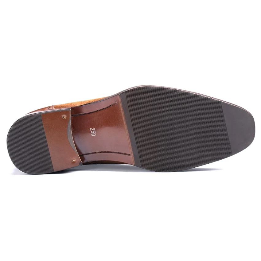 

High Quality Handmade Men's Formal Dress Office Shoes Genuine Leather Pointed Toe Slip on Flats Comfortable Casual Loafers MT116