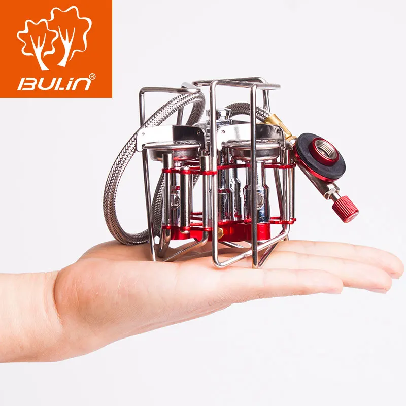 Портативная Складная газовая горелка BULIN из алюминиевого сплава для кемпинга