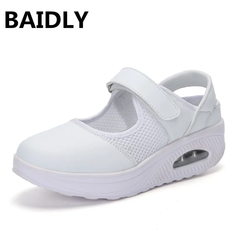 Кроссовки BAIDLY женские на платформе летняя модная обувь для медсестер с воздушной