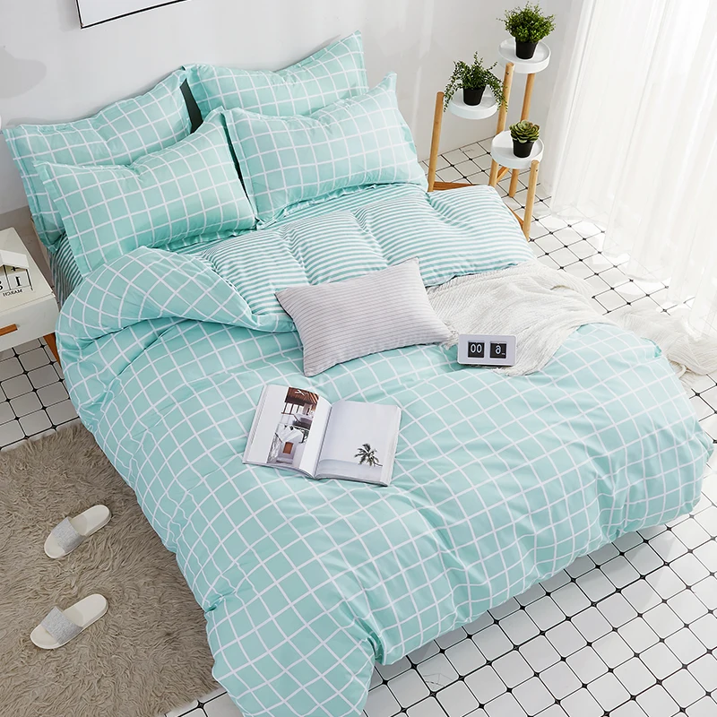 Polyester Brief Cartoon Bedding Sets.bedding set Duvet Cover Bed sheet Linen Pillowcases.Twin size Queen King | Дом и сад