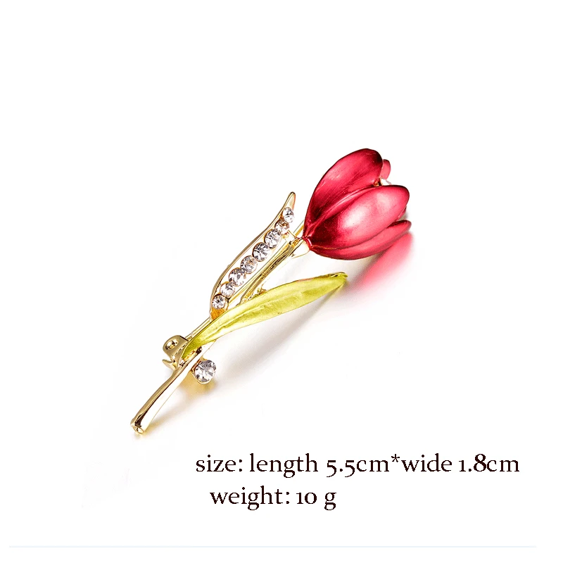 Женская брошь со стразами