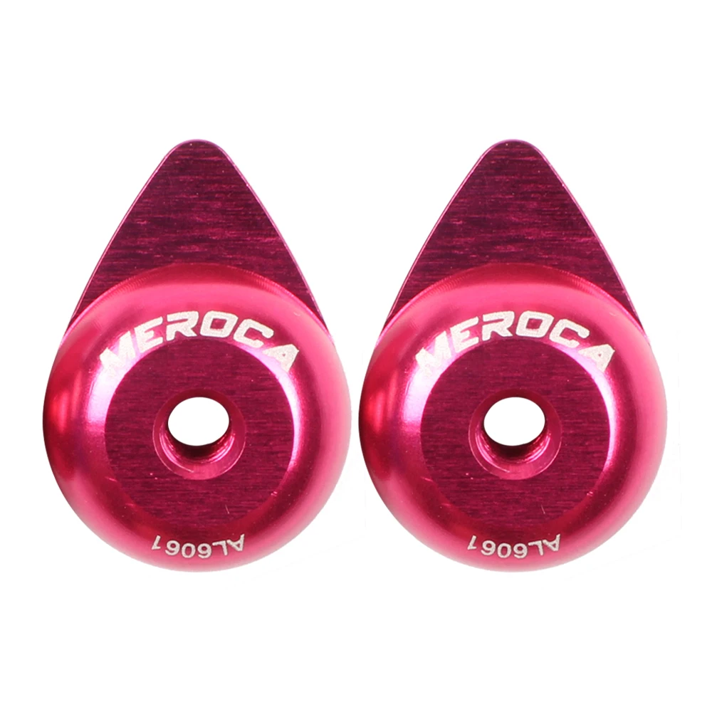rose red MEROCA Капля воды Пряжка S велосипед концентратор безопасности крюк винт модифицированный детский баланс ходунки горка велосипед - Цвет: rose red