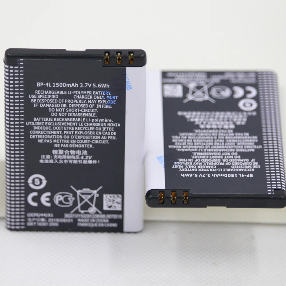 10 шт./лот мобильный телефон замена батареи BP-4L для Nokia E61i E63 E90 E95 E71 6650F N97 N810 E72 E52 BP 4L