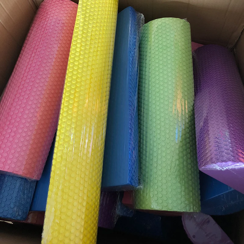 Ролик для йоги пилатеса тренажерного зала массажной сетки триггерной терапии