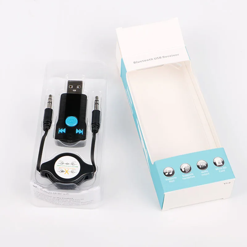 Moveski BC07 автомобильный Bluetooth USB ключ для громкой связи поддержка памяти Поддержка