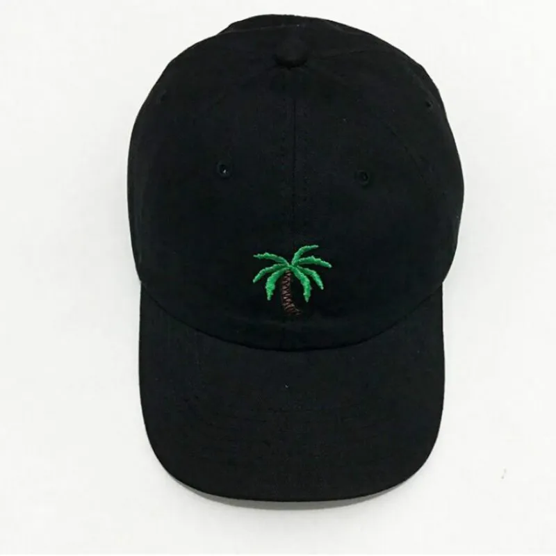 tree black Мода папа шляпа для мужчин хлопок вышивка K Поп Бейсбол кепки хип Snapback шапка-Кепка унисекс рэп бейсболка Боб Прямая - Цвет: tree black