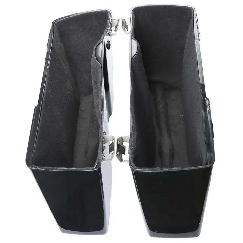 Drop-in Saddlebag вкладыш Крышка для Harley Touring Road King Electra Street Glide модели 1994-2013 FLHT FLHR FLTR FLTRU