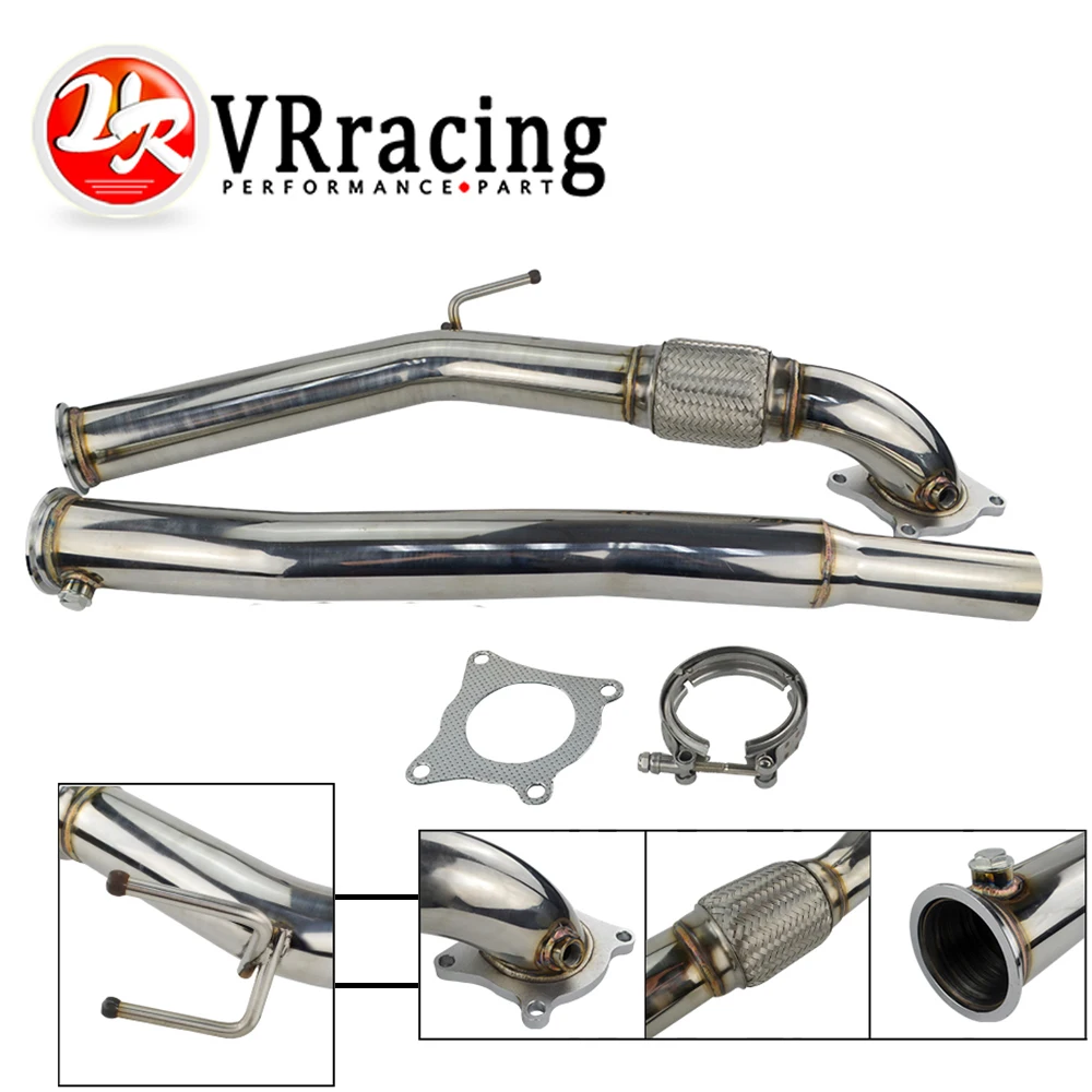 

VR RACING-выхлопная турбо-труба для 06-09 VW GOLF GTI JETTA AUDI A3 2,0 T FSI Turbo Downpipe Performance MKV
