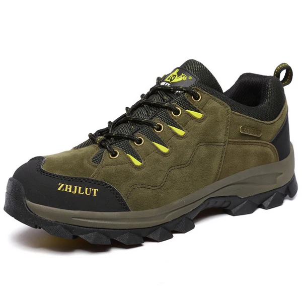 611 Army Green Мужские и женские уличные спортивные походные ботинки износостойкая обувь для треккинга мужские кроссовки противоскользящая альпинистская обувь в подарок - Цвет: 611 Army Green