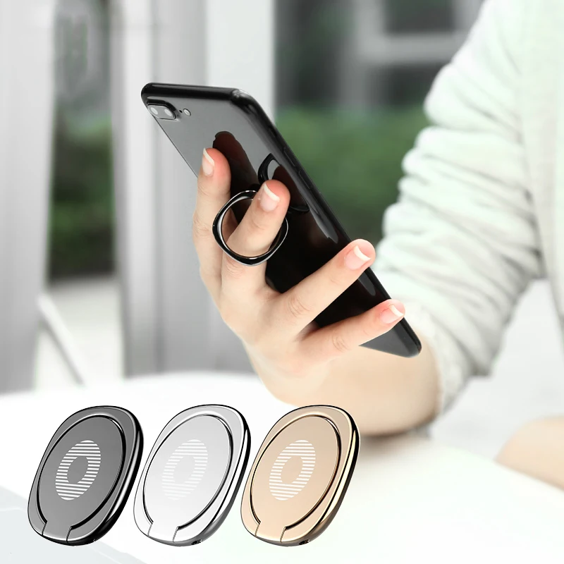 Общая Подставка кольцо под Пальцы для телефона 360 Градусов Samsung Xiaomi iPhone X 7 6 55 5S plus