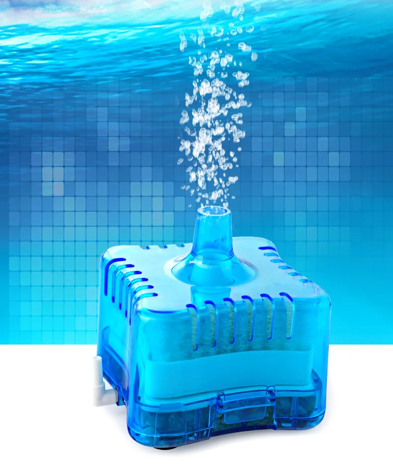 Пневматический мини фильтр для аквариума биохимическая фильтрация Туалет