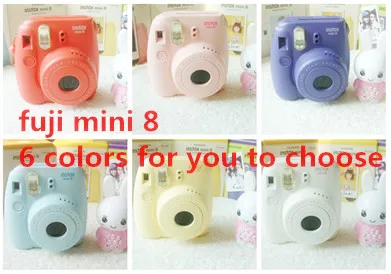 Камера моментальной печати Fujifilm Instax Mini 8 цвет красный розовый синий черный желтый