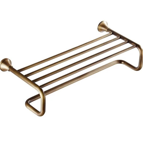 towel shelf Полка для полотенец для ванной комнаты, держатель для туалетной бумаги, держатель для мыла, вешалка для полотенец, держатель для полотенец, набор аксессуаров для ванной, античная бронза, ELF3001 - Цвет: towel shelf