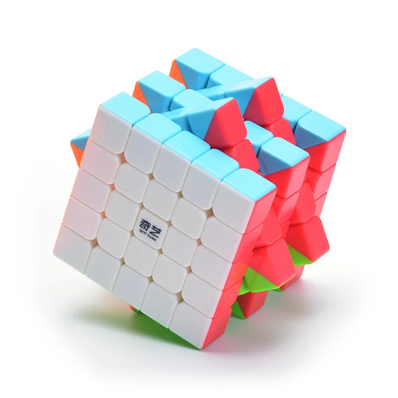 Скоростной кубик QIYI 5X5X5 волшебный головоломка антистресс красочный нео куб Magico