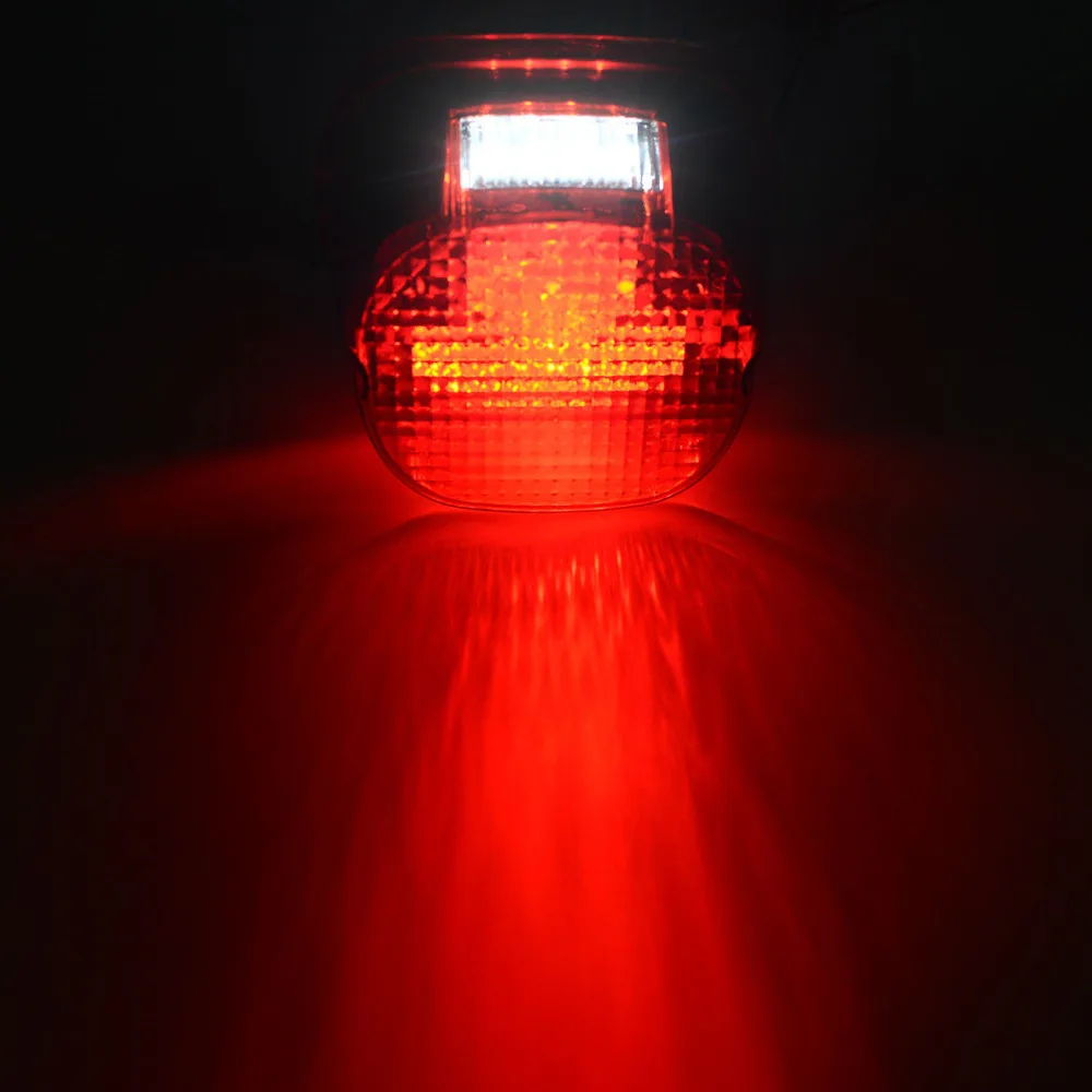 Задний светодиодный фонарь для мотоцикла Красный стоп сигнал Harley Dyna Electra Road King Glide