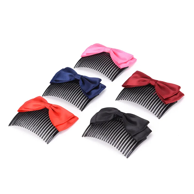 

1Pc Women's Hairpins Hair Comb Barrettes Vintage headpiece Butterfly Bows Styling Tools Hair Accessories