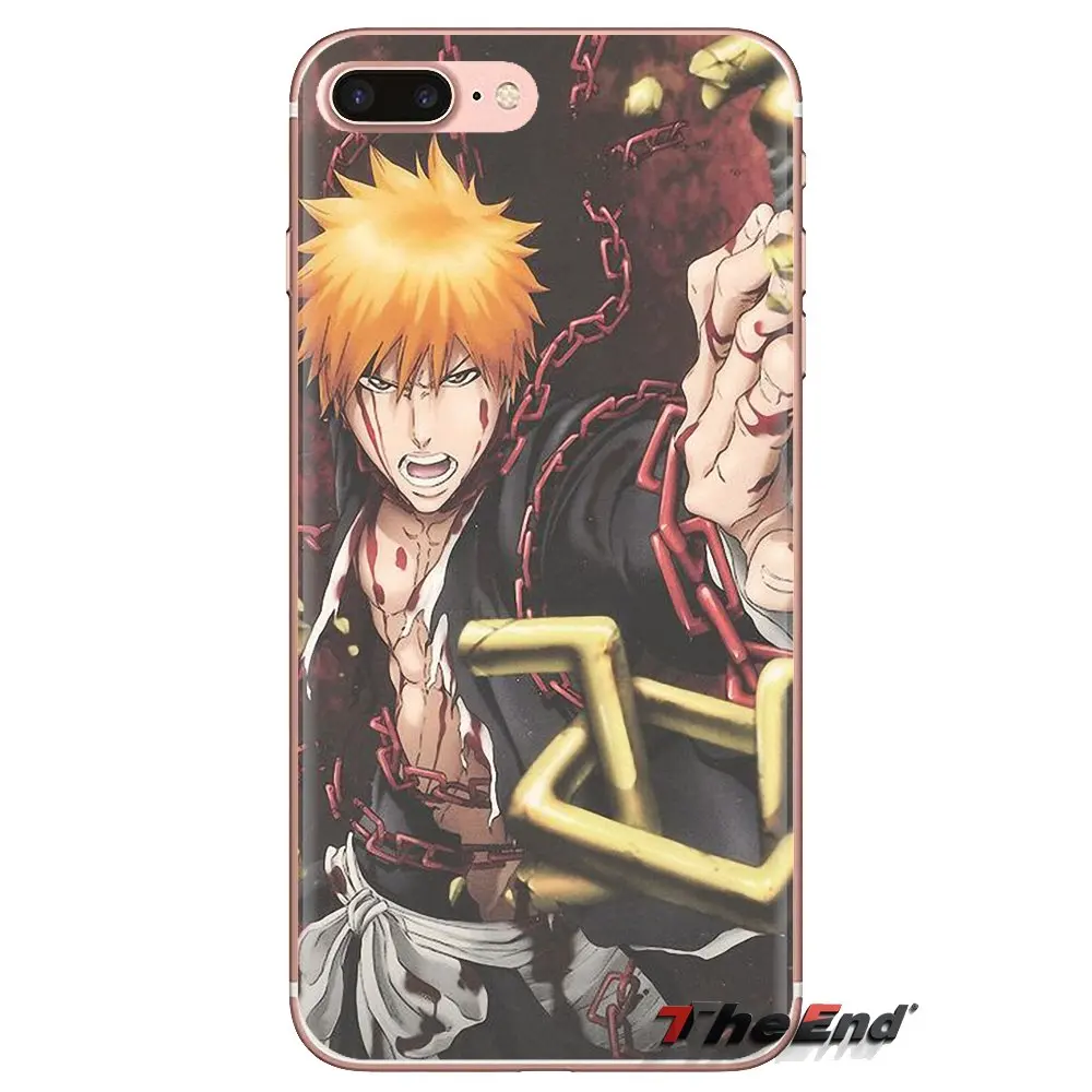 Soft Transparent Bag Case For Huawei Mate Honor 4C 5C 5X 6X 7 7A 7C 8 9 10 8C 8X 20 Lite Pro Janpan Anime Ichigo Kurosaki Bleach |