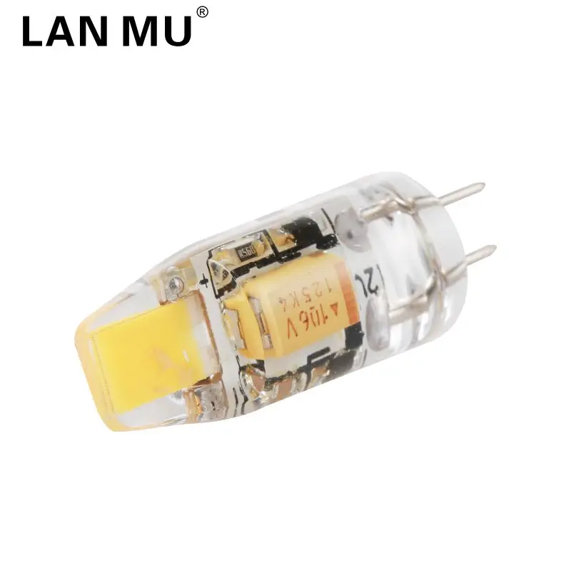 LAN MU G4 Светодиодный светильник COB 0705 диммер СВЕТОДИОДНЫЙ AC 12 В 3 Вт лампада 360 Угол