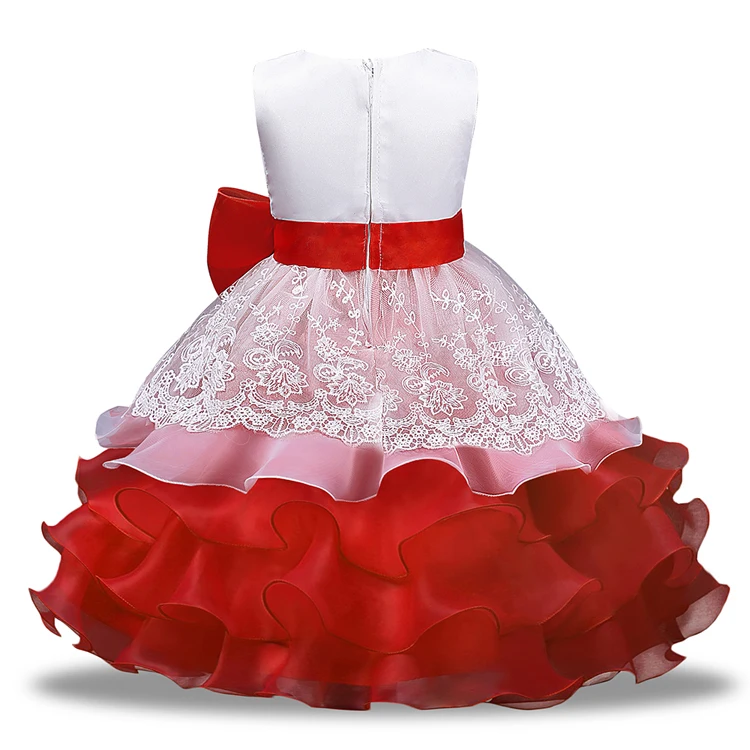 [4 цвета, от 3 до 8 лет] летнее платье для девочек Модное бальное платье без рукавов с большим бантом, Платья с цветочным рисунком для девочек, детская одежда принцессы