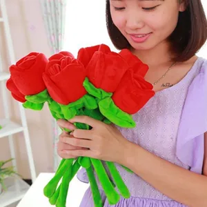 1510 шт., плюшевые цветы, 34 см