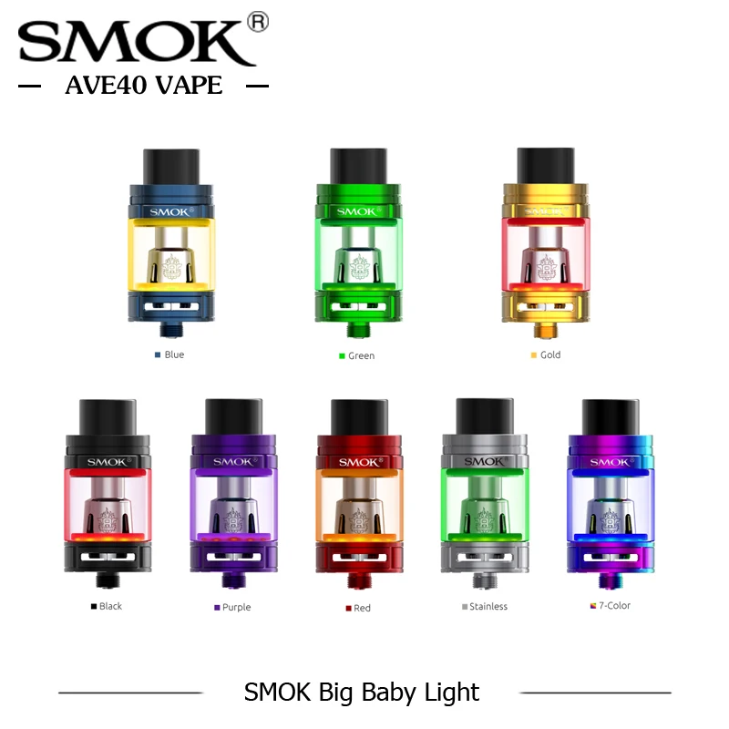 Оригинал SMOK TFV8 большой ребенок свет издание бак обновление атомайзер для