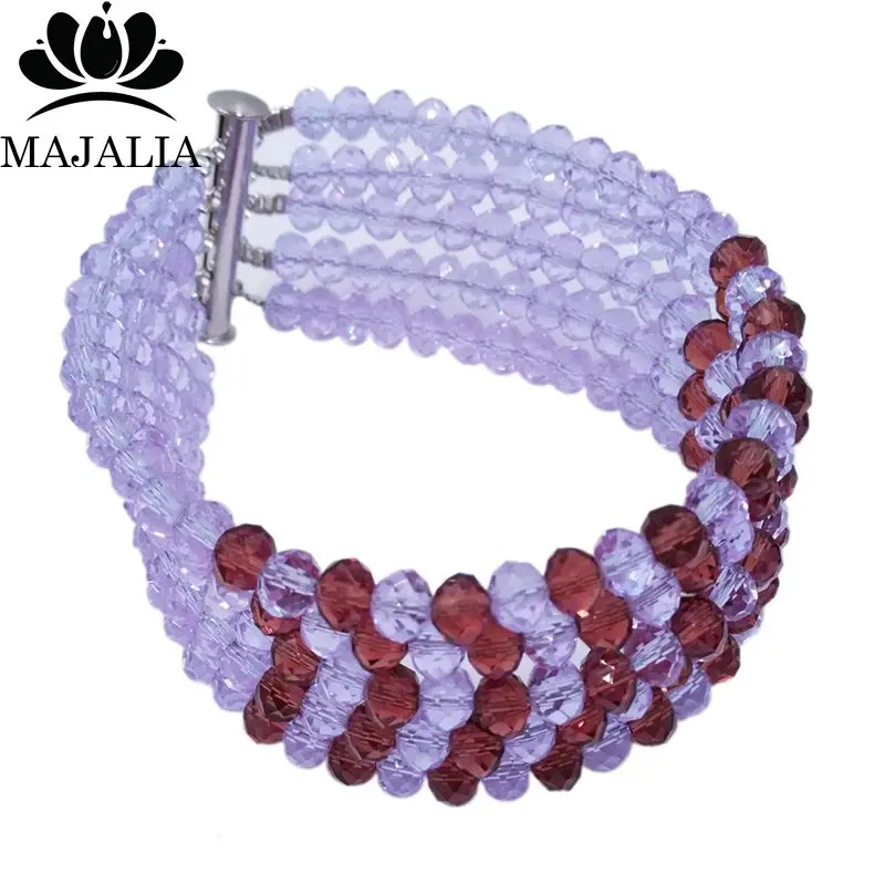 Модные Классические нигерийские Свадебные ювелирные изделия Majalia ожерелье из