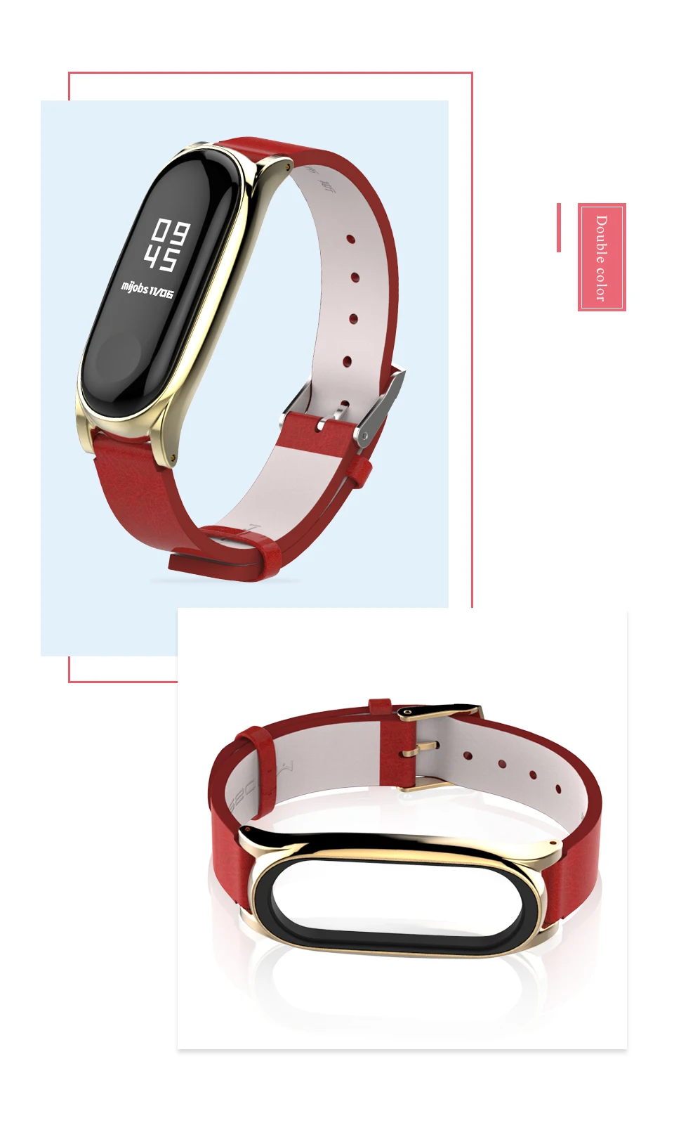 Mi jobs mi Band 4 3 ремешок кожаный PU для Xiaomi mi Band 4 3 браслет mi band 4 3 браслет ремешок умный ремешок Замена для mi Band 3