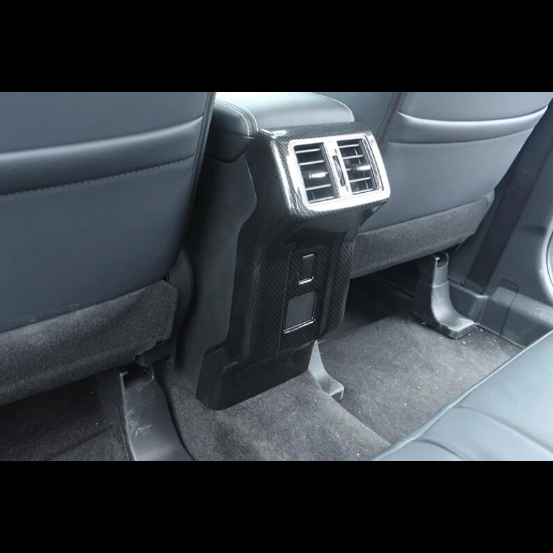 Для Mitsubishi Outlander 1 шт. ABS автомобильный центральный подлокотник коробка задняя панель защита от ударов Накладка для автомобиля Стайлинг
