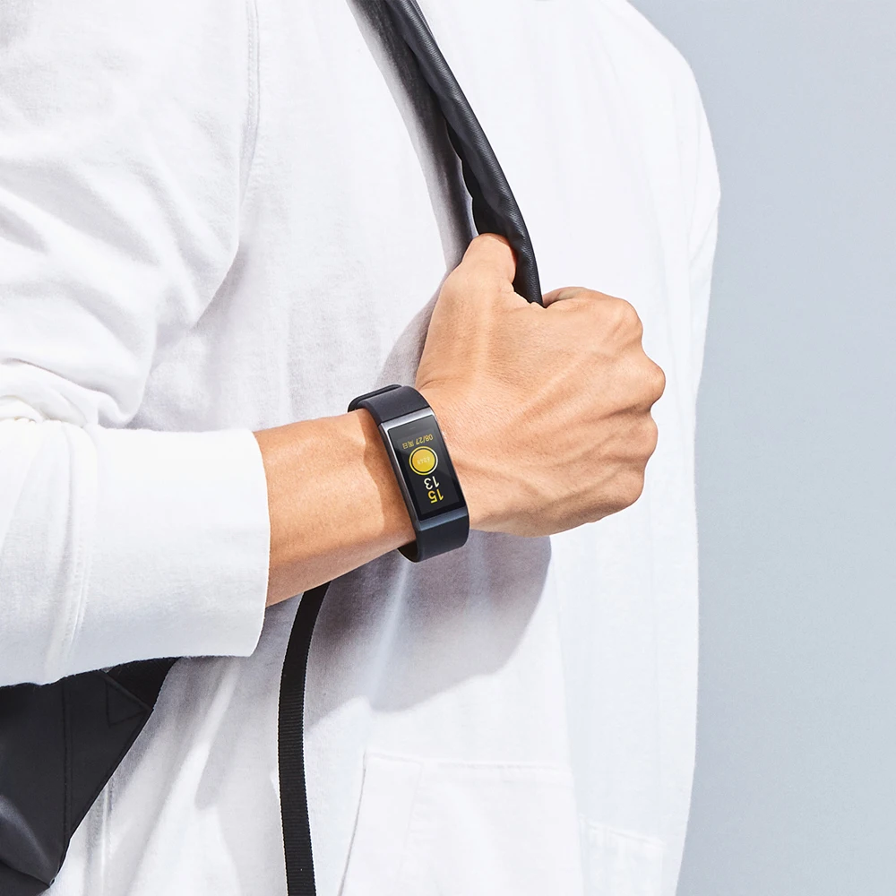 Фитнес-браслет Xiaomi Amazfit Cor английская версия Midong Smart Band 1,2" цветной экран 5 атм водонепроницаемый смарт-браслет