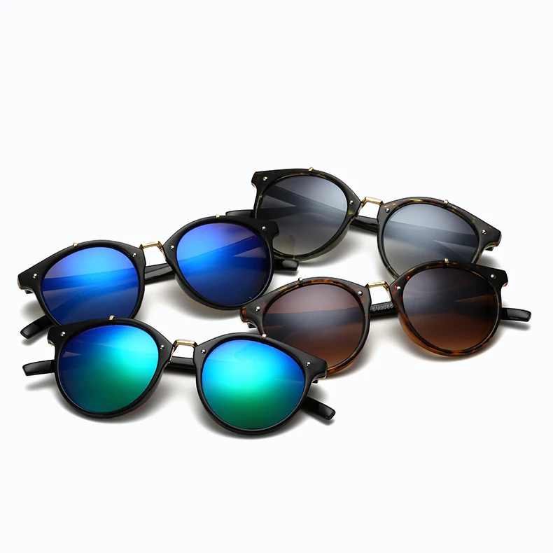 Роза конфеты Бразилия Горячие круглый Солнцезащитные очки для женщин милый