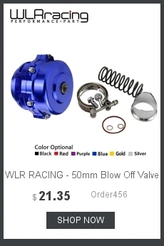 WLR RACING- HQ "(25 мм) двойной поршневой предохранительный клапан DV Turbo 1,8 T для VW Golf MK4 Jetta A4 B5 черный, серебристый BOV WLR5741