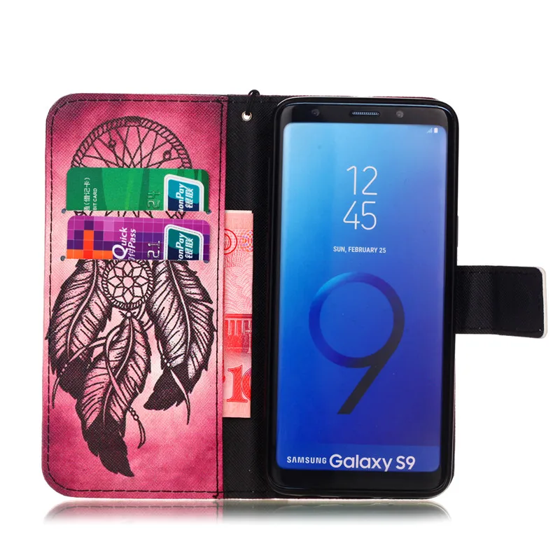 Кожаный чехол для Samsung Galaxy S9 S6 Edge S7 S8 Plus флип-кошелек телефона | Мобильные телефоны