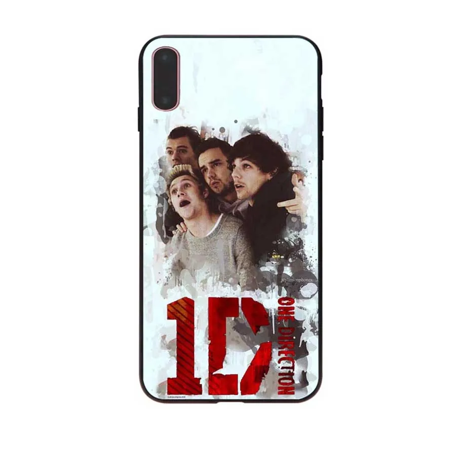История One direction harry styles Хоран черный мягкий чехол для мобильного телефона Apple iPhone 7