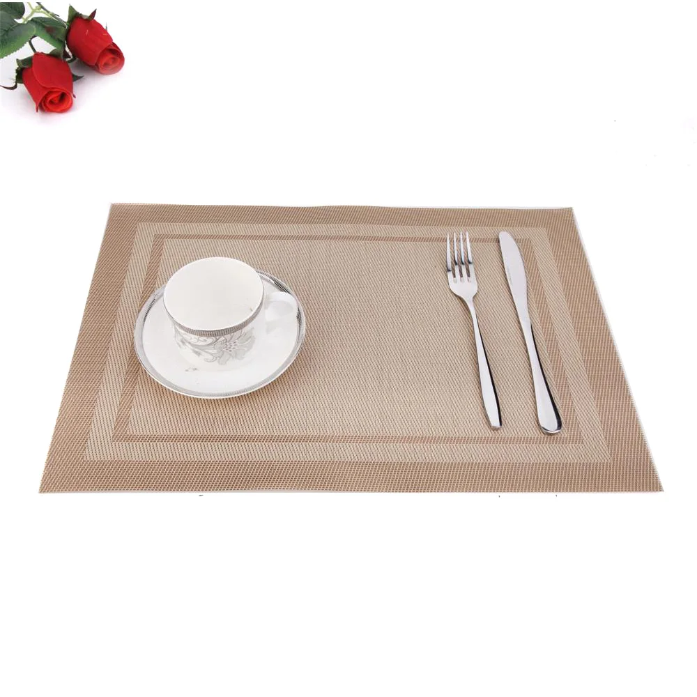 2/4/6 шт. Индивидуальный Настольный коврик для обеденного стола из ПВХ дисковые